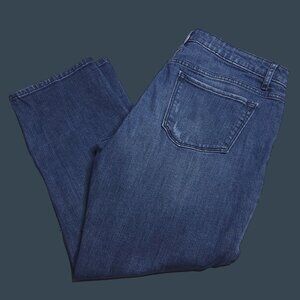 Simply Vera Vera Wang Womens Skinny Boyfriend Jeans 8 Distressed Medium Wash